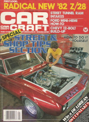CAR CRAFT 1982 JAN - Z/28, ROUSH, REAR-ENGINED VEGA*